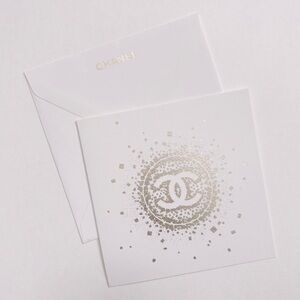 CHANEL blank notecard
